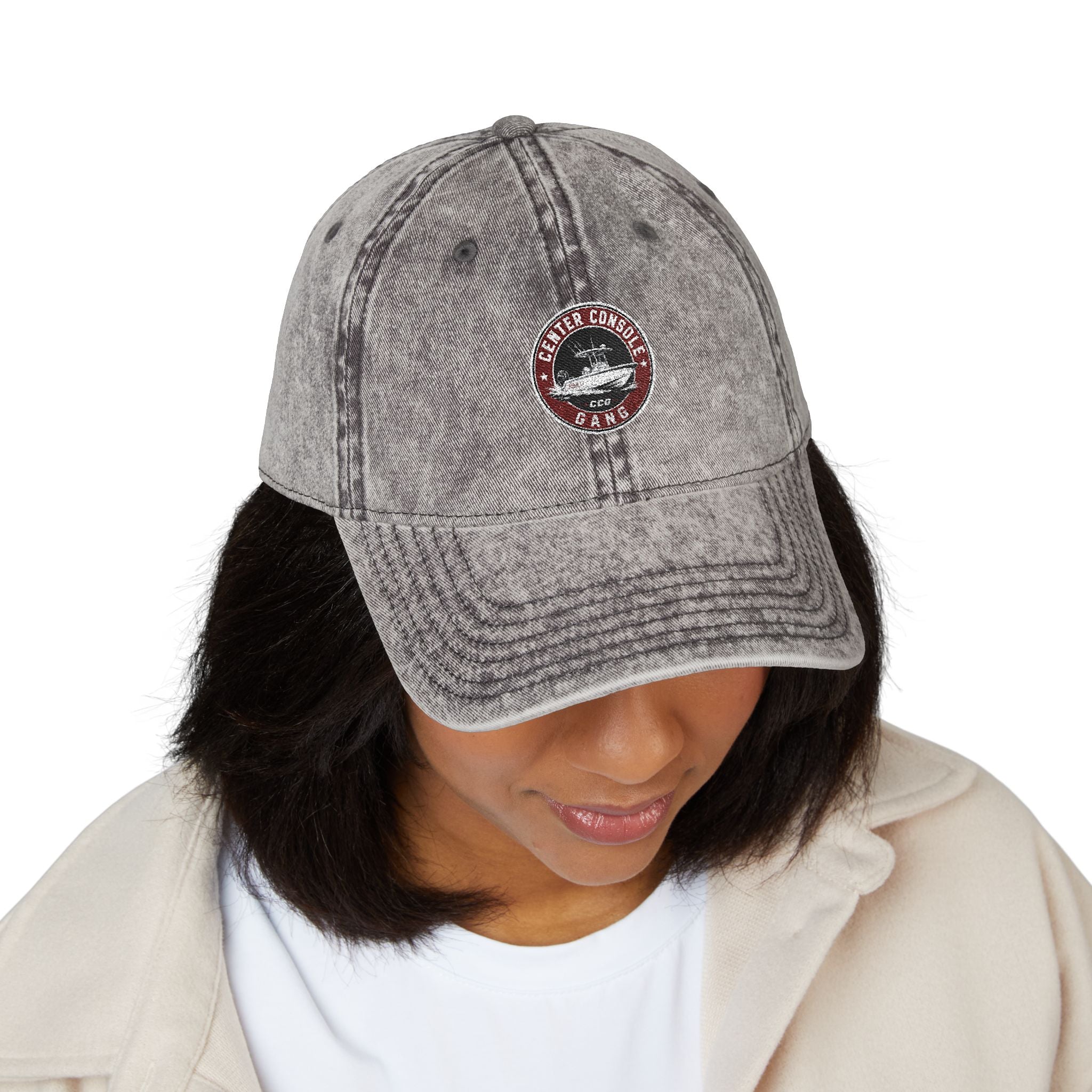 CCG Whaler Distressed Grey Cap