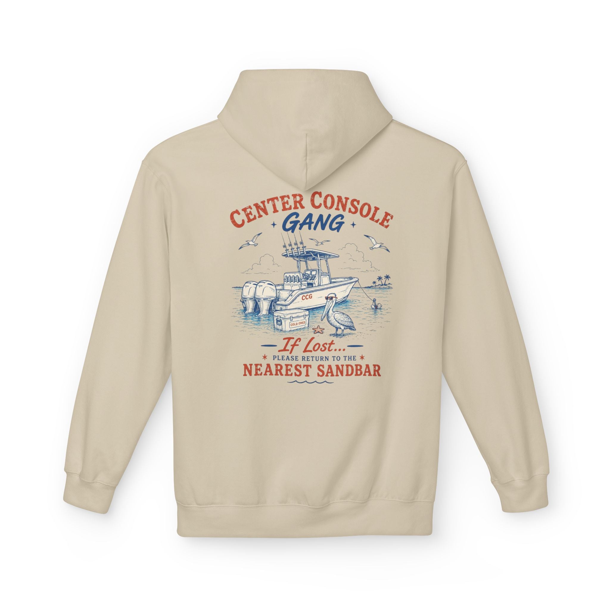 'If Lost... Please Return to Nearest Sandbar' Beach Boat Sweatshirt